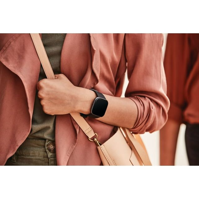 Fitbit Versa 2 Health & Fitness Smartwatch - Black/Carbon Aluminum EasyOptionXY LLC