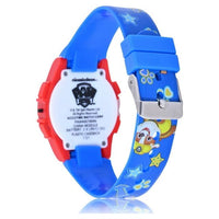 Nickelodeon Paw Patrol Unisex Flashing Blue LCD Silicone Watch with Matching Flashlight 2 Piece Set EasyOptionXY LLC