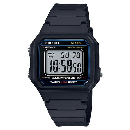 Casio Men's 'Classic' Quartz Resin Casual Watch Black W-217H-1AV EasyOptionXY LLC