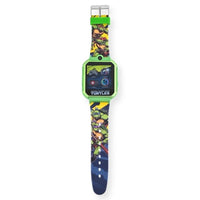 Nickelodeon Teenage Mutant Ninja Turtles Unisex Touchscreen Smart Watch with Silicone Strap and Metallic Green Case 42MM EasyOptionXY LLC