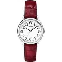 Timex Women's Easy Reader 30mm Red Croco Pattern Leather Strap Watch EasyOptionXY LLC