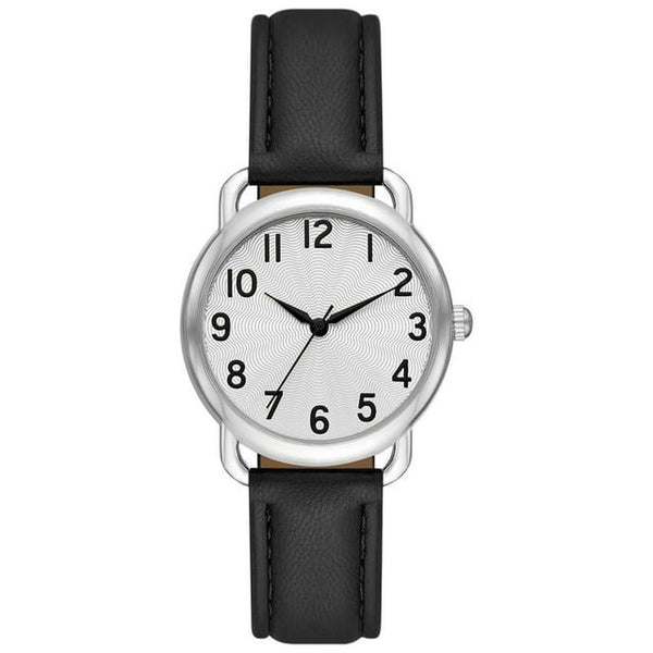 Time and Tru Women's Silver Tone Textured Dial Watch EasyOptionXY LLC