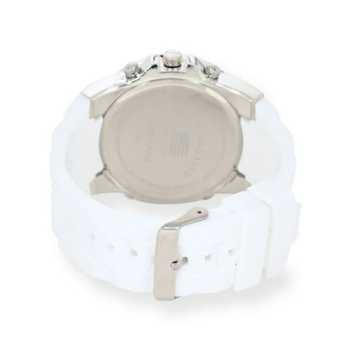 U.S. Polo Assn. Male Watch Analog and Digital in Silver with Silicone Strap (US9768WM ) EasyOptionXY LLC