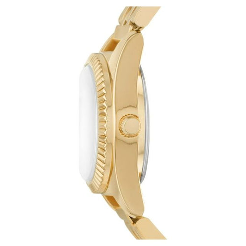 Time & Tru Women's Wristwatch: Gold Tone Bracelet Watch (FMDOTT079 EasyOptionXY LLC