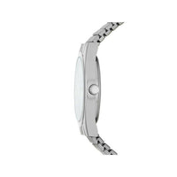 GEORGE Men's Watch: Silvertone Case, White Easy Read Dial, Silvertone Expansion Band (FMDOGE001) EasyOptionXY LLC