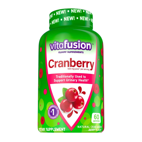 Vitafusion Cranberry Gummies for Women; 500 mg; 60 Count EasyOptionXY LLC