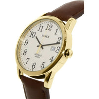 Timex Men's Easy Reader Date Brown/Gold/Cream 38mm Casual Watch, Leather Strap EasyOptionXY LLC