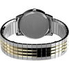Timex Men's Easy Reader Two-Tone/White 35mm Perfect Fit Casual Watch, Expansion Band EasyOptionXY LLC