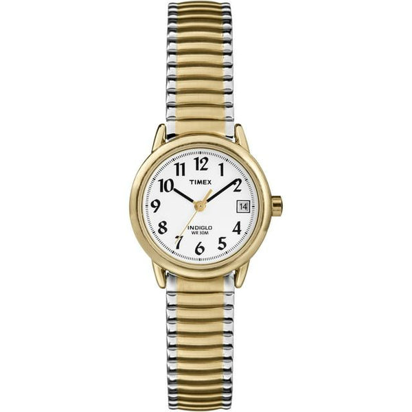 Timex Women's Easy Reader 25mm Watch ¨C Two-Tone Case White Dial with Expansion Band EasyOptionXY LLC