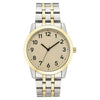 George Men's Casual Watch with Champagne Dial and Two Tone Metal Bracelet EasyOptionXY LLC