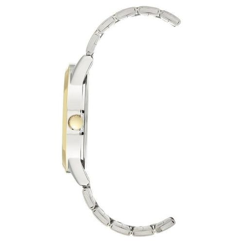 George Men's Casual Watch with Champagne Dial and Two Tone Metal Bracelet EasyOptionXY LLC