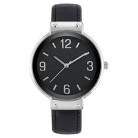 Time and Tru Women's Black Dial Silver Tone Watch EasyOptionXY LLC