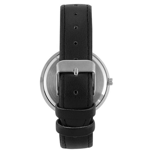Time and Tru Women's Black Dial Silver Tone Watch EasyOptionXY LLC