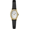 Timex Women's Cavatina Black/Gold-Tone 18mm Classic Watch, Leather Strap EasyOptionXY LLC