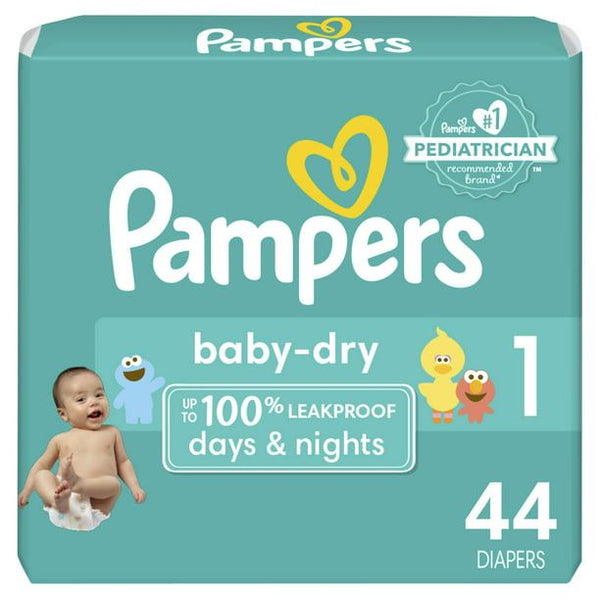 Pampers Baby-Dry Diapers Size 1, 44 Count EasyOptionXY LLC