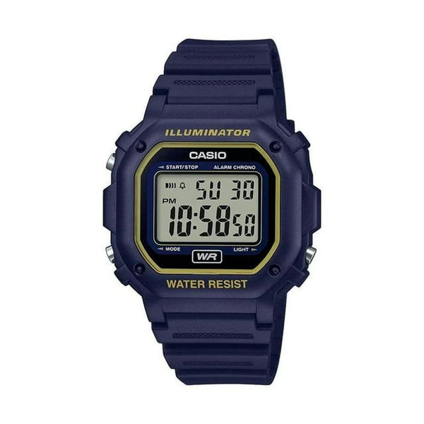 Casio Men's Digital Illuminator Sport Watch, Navy Resin F108WH-2A2 EasyOptionXY LLC