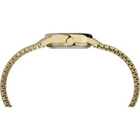 Timex Women's Easy Reader Date Gold/White 25mm Casual Watch, Tapered Expansion Band EasyOptionXY LLC
