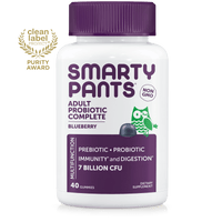 SmartyPants Adult Probiotic Complete Gummies; Blueberry Flavored; 40 Count EasyOptionXY LLC