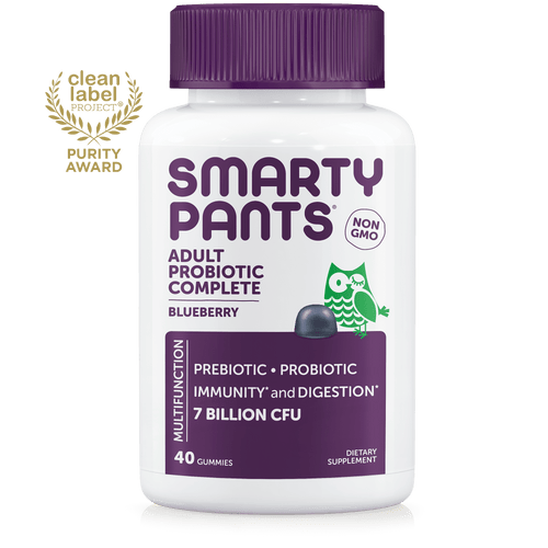 SmartyPants Adult Probiotic Complete Gummies; Blueberry Flavored; 40 Count EasyOptionXY LLC