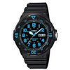 Casio Men's Dive Style Watch, Black/Blue Accents MRW200H-2BV EasyOptionXY LLC