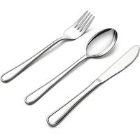 Walchoice 12-Piece Kids Silverware Set, Stainless Steel Toddler Flatware Cutlery Set, Metal Tableware Service for 4, Include Knives Forks Spoons EasyOptionXY LLC