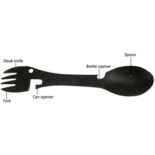 EcoSlurps 2 Spork Travel Cutlery Set - Stainless Steel Sporks with Eco-friendly Travel Case and Carry Clip - Reusable Cutlery British Brand (2 Sporks) EasyOptionXY LLC
