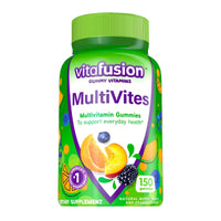 Vitafusion MultiVites Gummy Multivitamins; Berry; Peach and Orange Flavor; 150 Count EasyOptionXY LLC