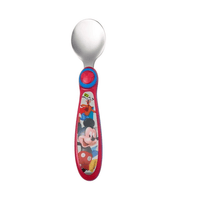 Disney Mickey Mouse Easy Grasp Fork & Spoon, Stainless Steel Toddler Flatware, 9 Months + EasyOptionXY LLC