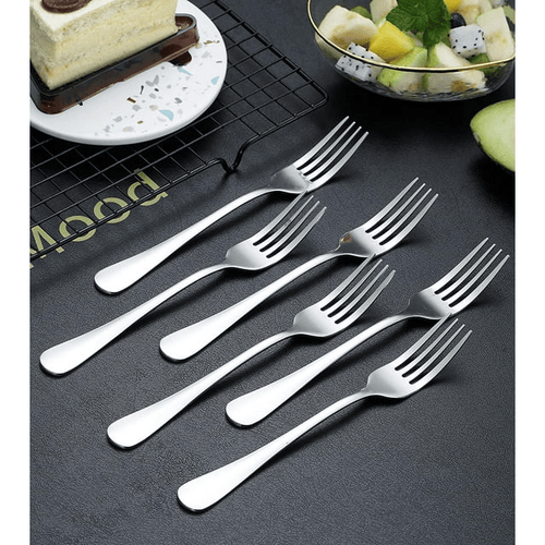 ReaNea Dinner Forks 6-Pieces Stainless Steel 8.17" Wedding Forks Silverware Set EasyOptionXY LLC