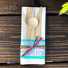 Biodegradable Disposable Wooden Cutlery Utensils ¨C (Pack of 220) Wooden Utensils for Eating 100 Forks 60 Knives 60 Spoons 5.5-inch Set Eco-Friendly Compostable Silverware Kit Party Supplies Events EasyOptionXY LLC