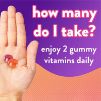 Vitafusion MultiVites Gummy Multivitamins; Berry; Peach and Orange Flavor; 150 Count EasyOptionXY LLC