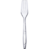 Comfy Package Premium Clear Plastic Forks Heavy Duty Disposable Silverware, 200-Pack EasyOptionXY LLC