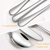 UUGEE Kitchen Silverware Flatware Set 30 Pieces Stainless Steel Cutlery with Forks and Spoons EasyOptionXY LLC