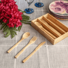 Totally Bamboo 12-Piece Bamboo Flatware Set with Portable Storage Case EasyOptionXY LLC