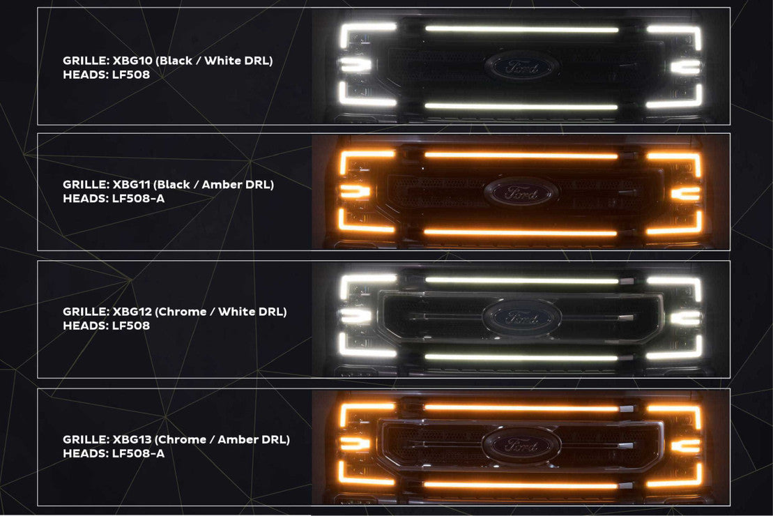 Morimoto Ford Super Duty (20-22) XBG LED DRL Grille