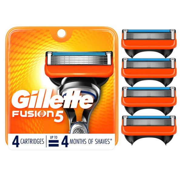 Gillette Fusion5 Men's Razor Blade Refills; 4 Count EasyOptionXY LLC