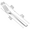 Hunnycook 24 Pieces Dinner Forks Set, 7.7" Square Handle Stainless Steel Fork Silverware, Salad Fork, Mirror Polished Flatware Fork for Home Kitchen Restaurant, Dishwasher Safe EasyOptionXY LLC