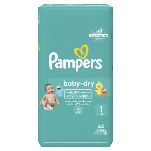Pampers Baby-Dry Diapers Size 1, 44 Count EasyOptionXY LLC