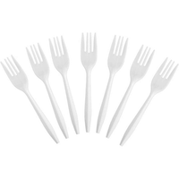 Comfy Package Heavy Duty Plastic Forks Bulk Disposable Cutlery Set, 400-Pack EasyOptionXY LLC