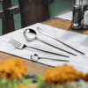 Modern Adaline Silverware Royal Cutlery Set By Bruntmor - 16 Piece Flatware Set - Service For 4 Superior Quality 18/10 Stainless Steel - Shiny Finish EasyOptionXY LLC