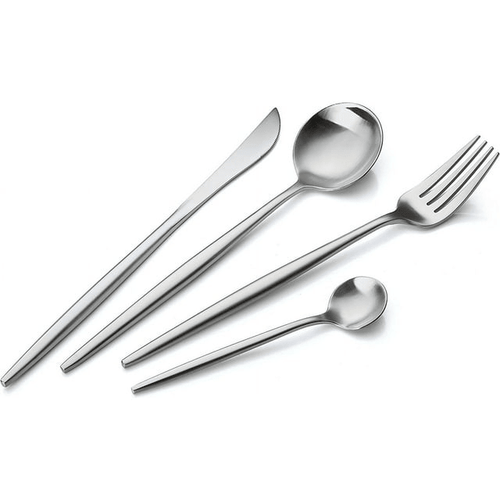 Bruntmor | Modern Adaline Silverware 1810 Stainless Steel Cutlery Set 16 Piece | 1 EasyOptionXY LLC