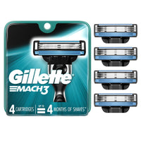 Gillette Mach3 Men's Razor Blades; 4 Blade Refills EasyOptionXY LLC