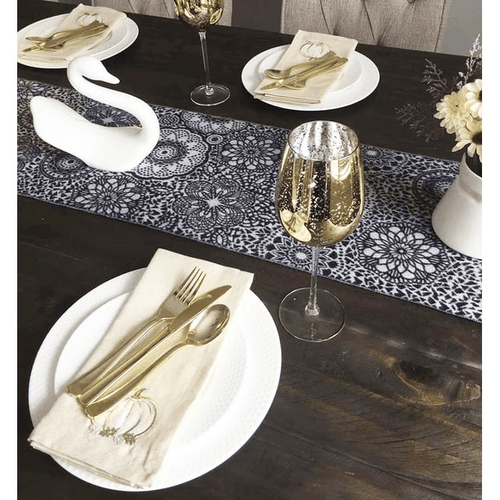 JL Prime 300 Piece Gold Plastic Silverware Set, Re-Usable Recyclable Plastic Cutlery, Gold Plastic Utensil, 100 Forks, 100 Spoons, 100 Knives, Great for Wedding, Anniversary, Rehearsal, Shower Events EasyOptionXY LLC