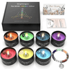 Chakra Candles with Premium Crystal and Healing Stones Luxury Meditation Scented Candles Gift Set for Women Stress Relief Spiritual Decor Healing Candles for Yoga, Aromatherapy EasyOptionXY LLC