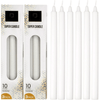 DecorRack 6 White Taper Candles, 10 inch EasyOptionXY LLC