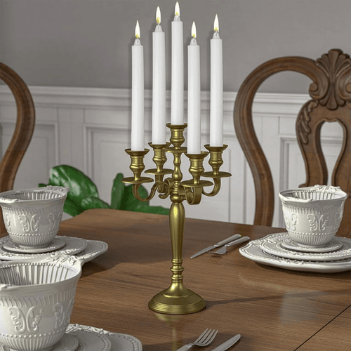 DecorRack 6 White Taper Candles, 10 inch EasyOptionXY LLC