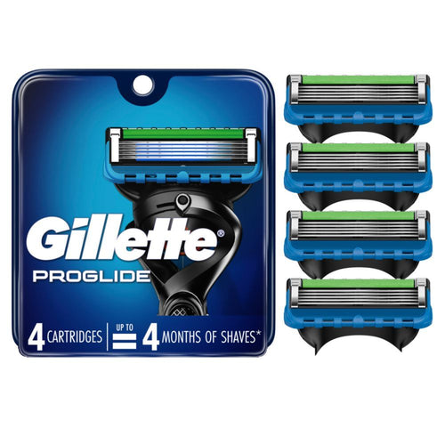 Gillette ProGlide Mens Razor Blades; 4 Blade Refills EasyOptionXY LLC