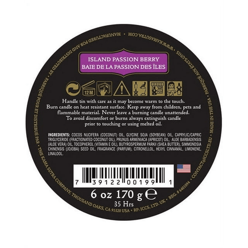 Kama Sutra Ignite Massage Soy Candle - Coconut Pineapple EasyOptionXY LLC