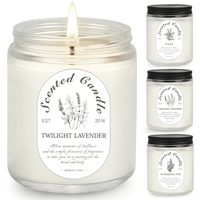 VGGFDY Scented Candles for Women Gift Aromatherapy Soy Wax Candle Set with Strongly Fragrance Jar Candles, 25.4 oz/set EasyOptionXY LLC