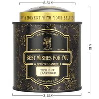 Scented Candle Gifts for Women, Stress Relief Aromatherapy Candles Jar Candles Soy Candle Gifts for Yoga, Bath, Spa, 10 Oz - Lavender EasyOptionXY LLC